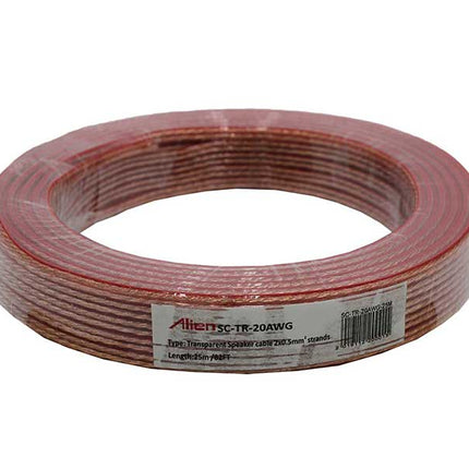 Cablu difuzor transp 2x0,5mm 25M