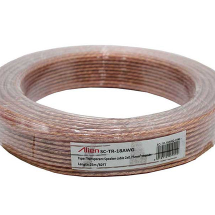 Cablu difuzor transp 2x0,75mm 25M
