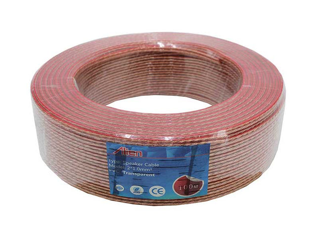 Cablu difuzor transp 2x1mm rola 100m