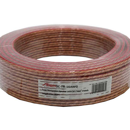 Cablu difuzor transp 2x1.5mm 25M