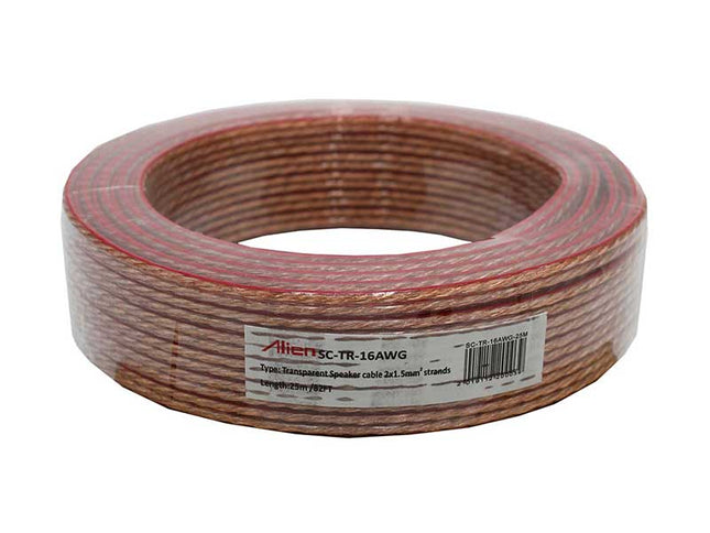 Cablu difuzor transp 2x1.5mm 25M