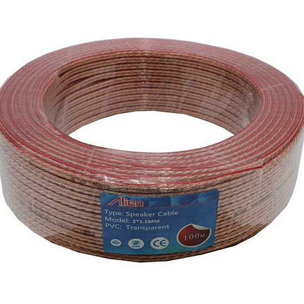 Cablu difuzor transp 2x1,5mm rola 100m