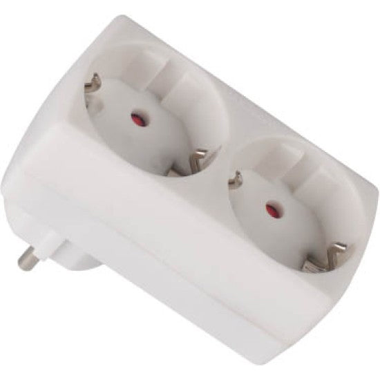 Triplustecher (2 posturi) schuko Insta SPN2361