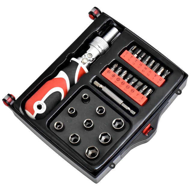 Tusa chlichet 27 piese, chei tubulare