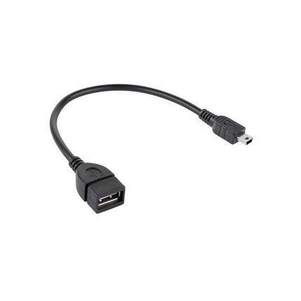 Cablu OTG usb mama - mini usb tata 20cm