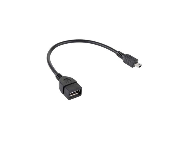 Cablu OTG usb mama - mini usb tata 20cm