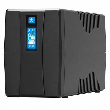 UPS 900VA 500W cu Stabilizator si Management, 2x Schuko, Ecran LCD si Acumulator 12V 9Ah, TED Electric TED003942