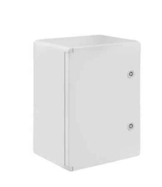 Dulap ABS 300X400X170 cu usa mata si contrapanou metalic