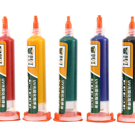 Vopsea/masca lipire PCB fotosensibila UV rosie 10ml