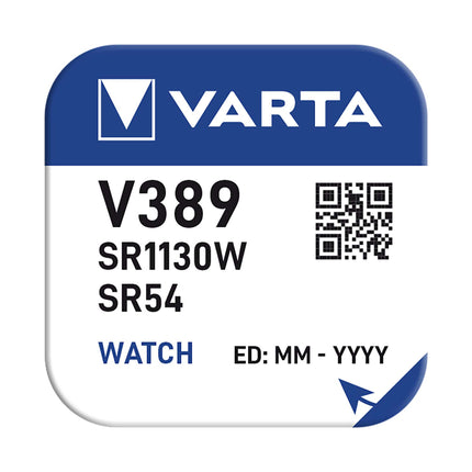 Baterie Ceas SR1130W 389 1.55V 81mAh Varta Blister 1