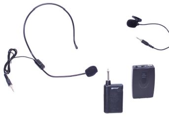 Microfon wireless casca+rever