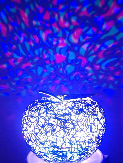 Ornament aluminiu led multicolor