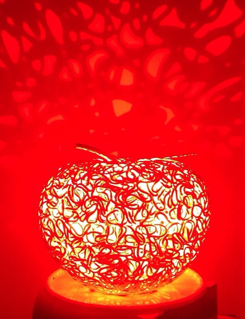 Ornament aluminiu led multicolor cu MP3