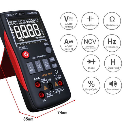 Multimetru compact True RMS ZT-X